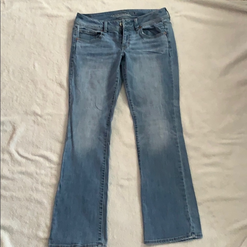 American Eagle Size 8 Kick Boot Stretch Jeans